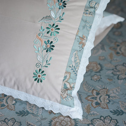 Aqua Blossom - Floral Vine